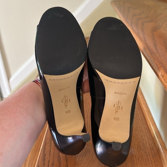 COLE HAAN Nike Air Lainey Patent Leather Peep Toe 10B 10 - Picture 7 of 11